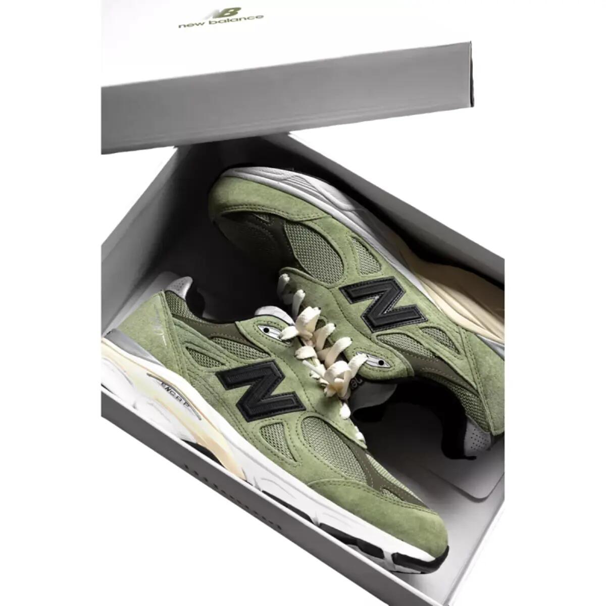 Chaussures  990 v3 JJJJound Olive 6/6