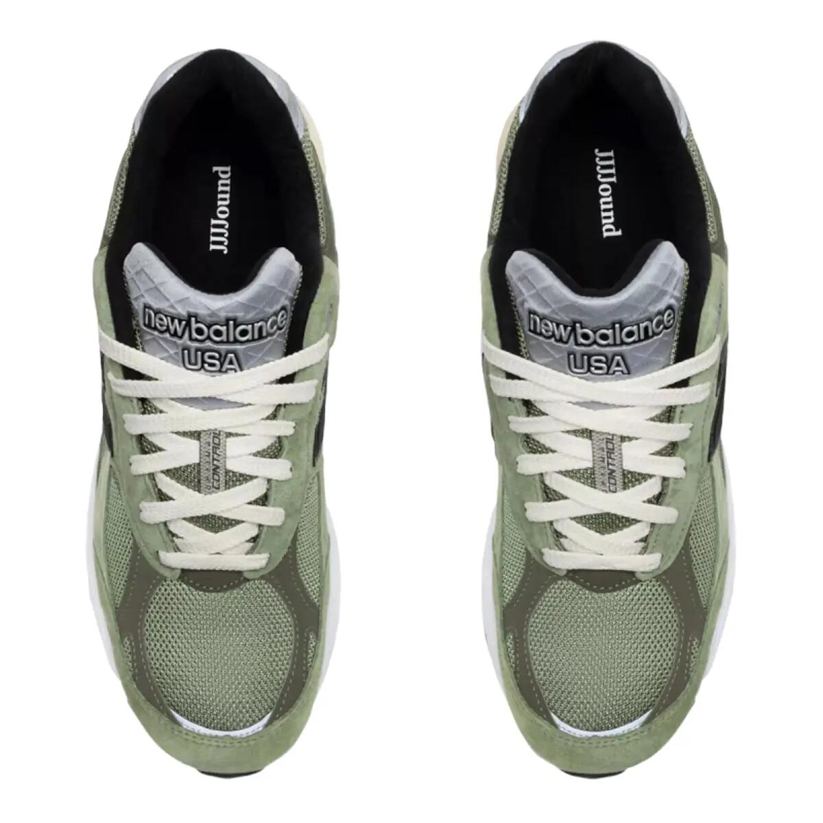 Chaussures  990 v3 JJJJound Olive 3/6