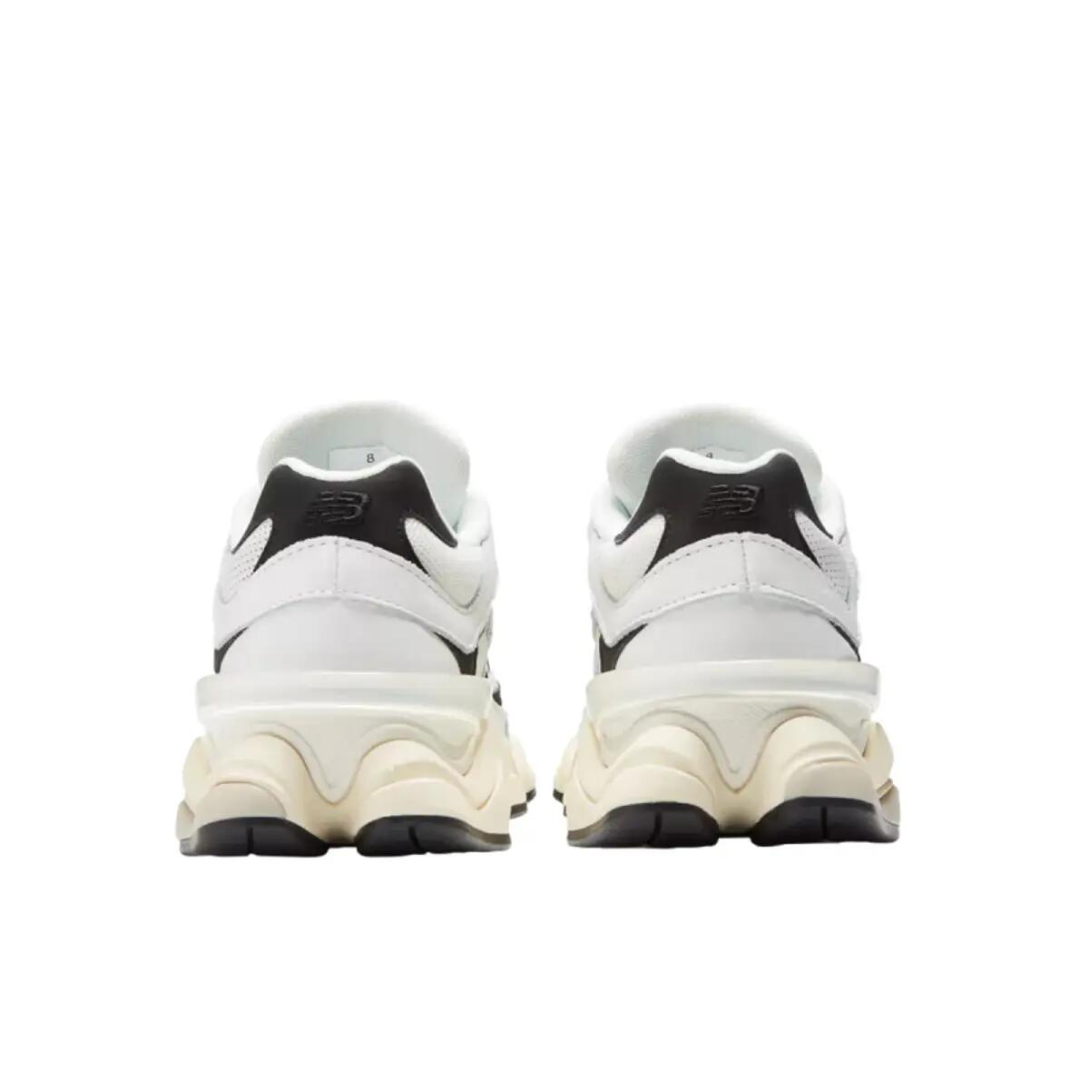 Schoenen  9060 White Black 6/6