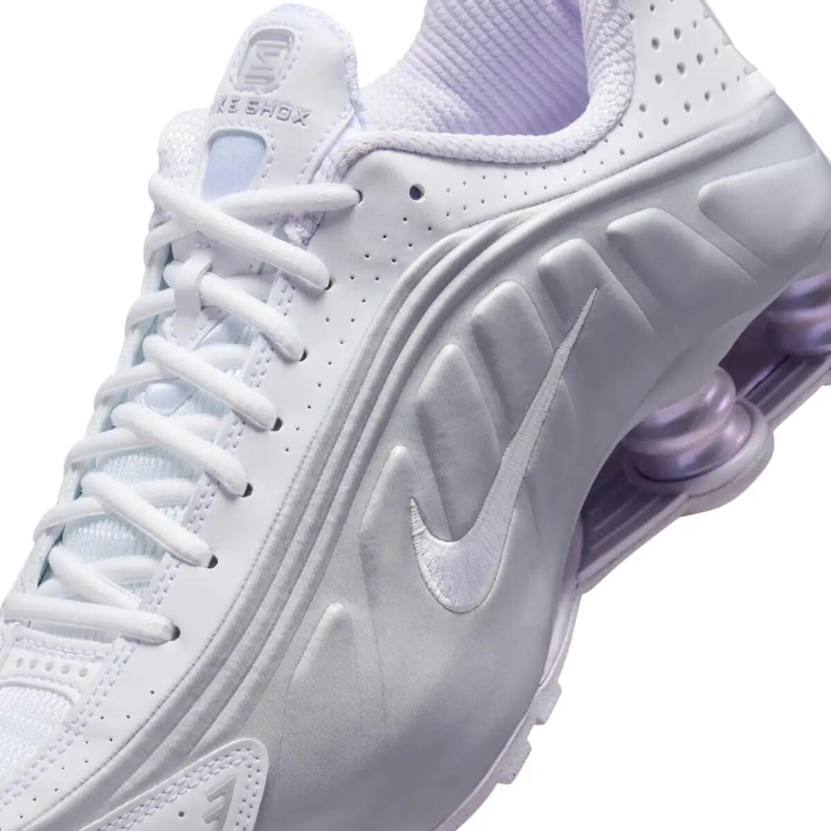 Shox R4 White Metallic Platinum Barely Grape 6/6