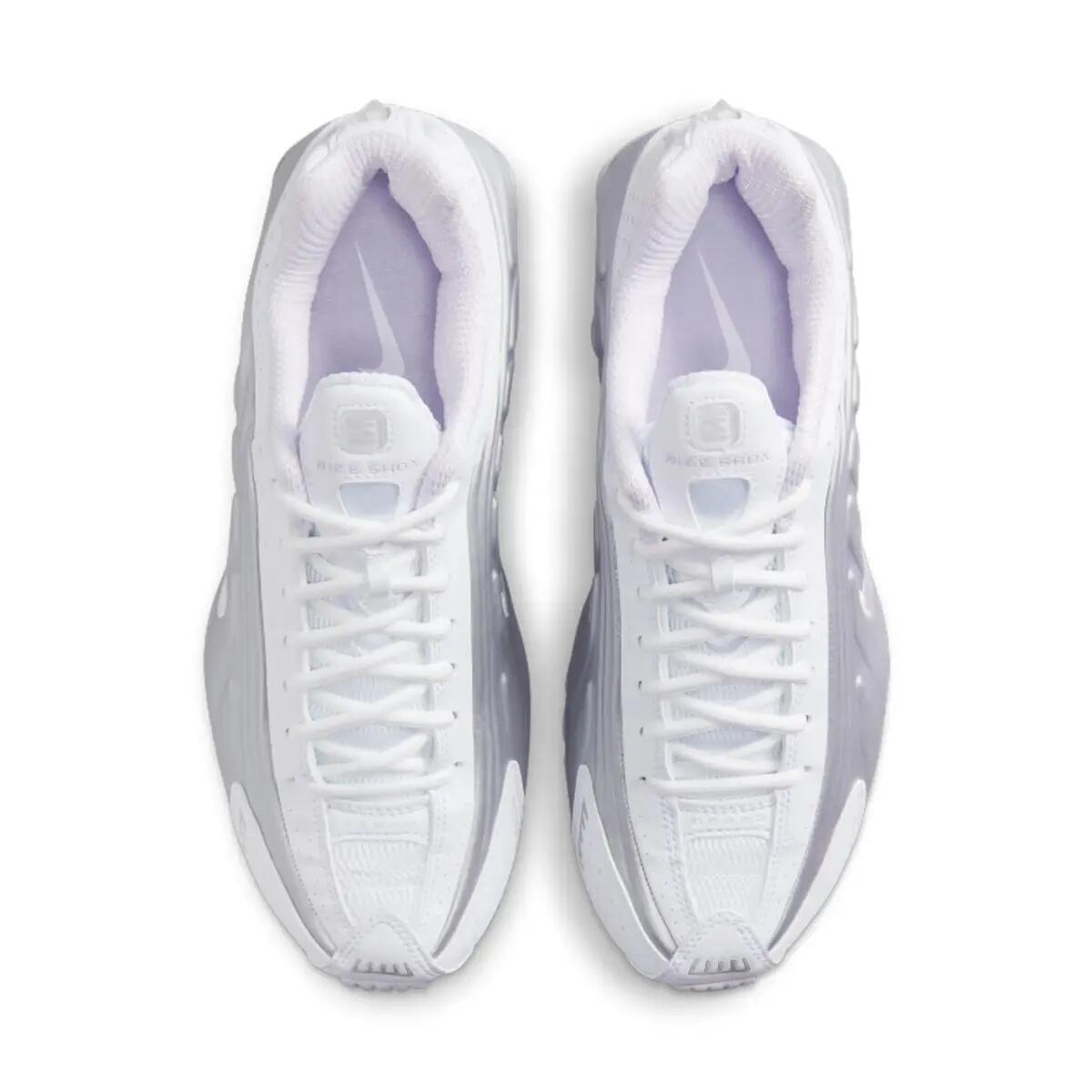 Shox R4 White Metallic Platinum Barely Grape 4/6