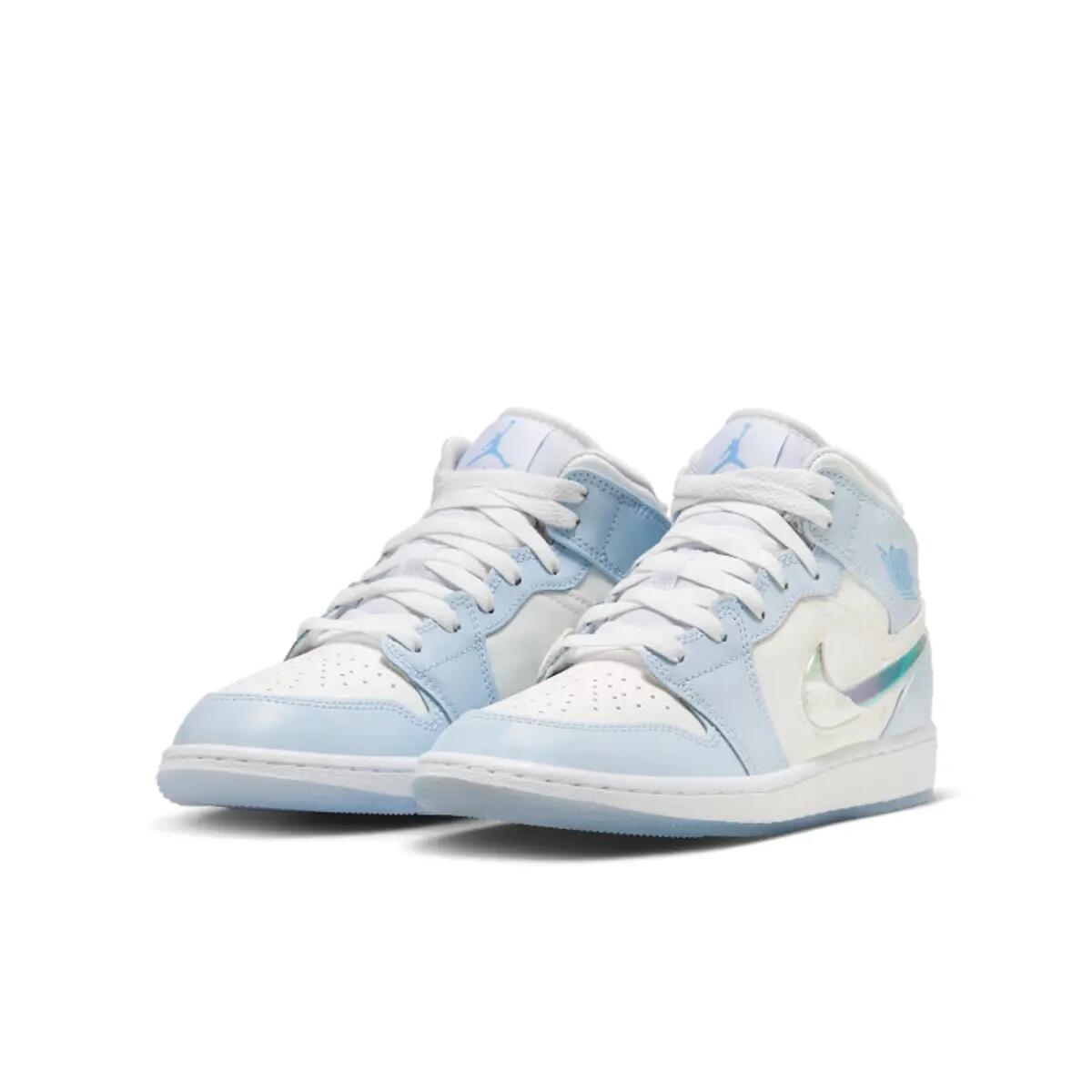 Zapatillas  1 Mid Glitter Swoosh 6/6