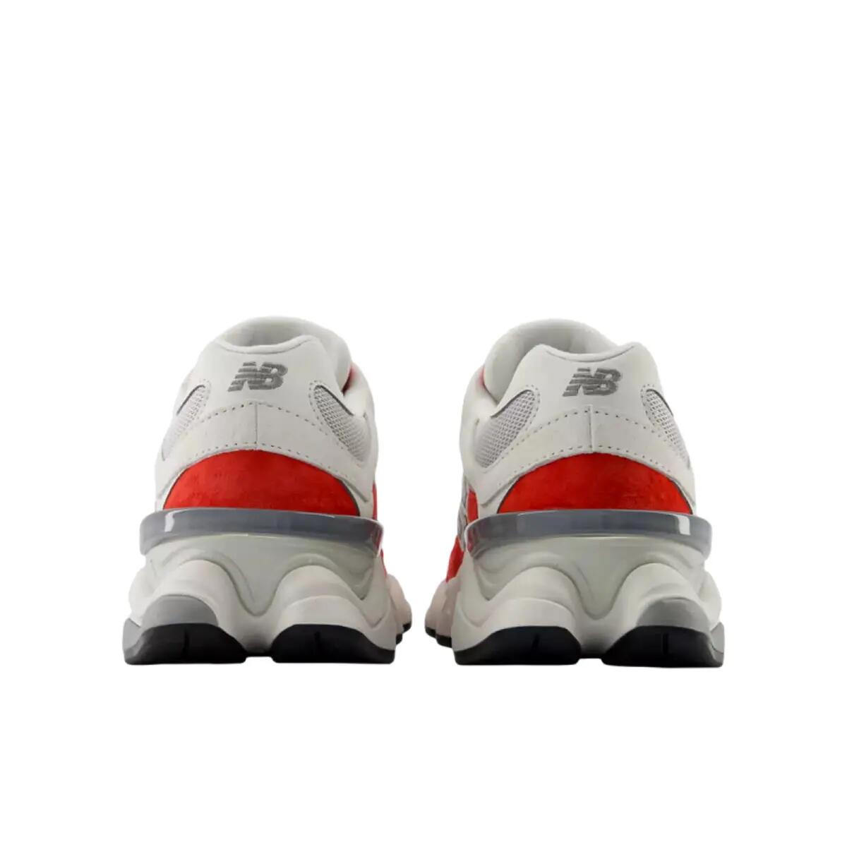 New Balance 9060 White Red 6/6