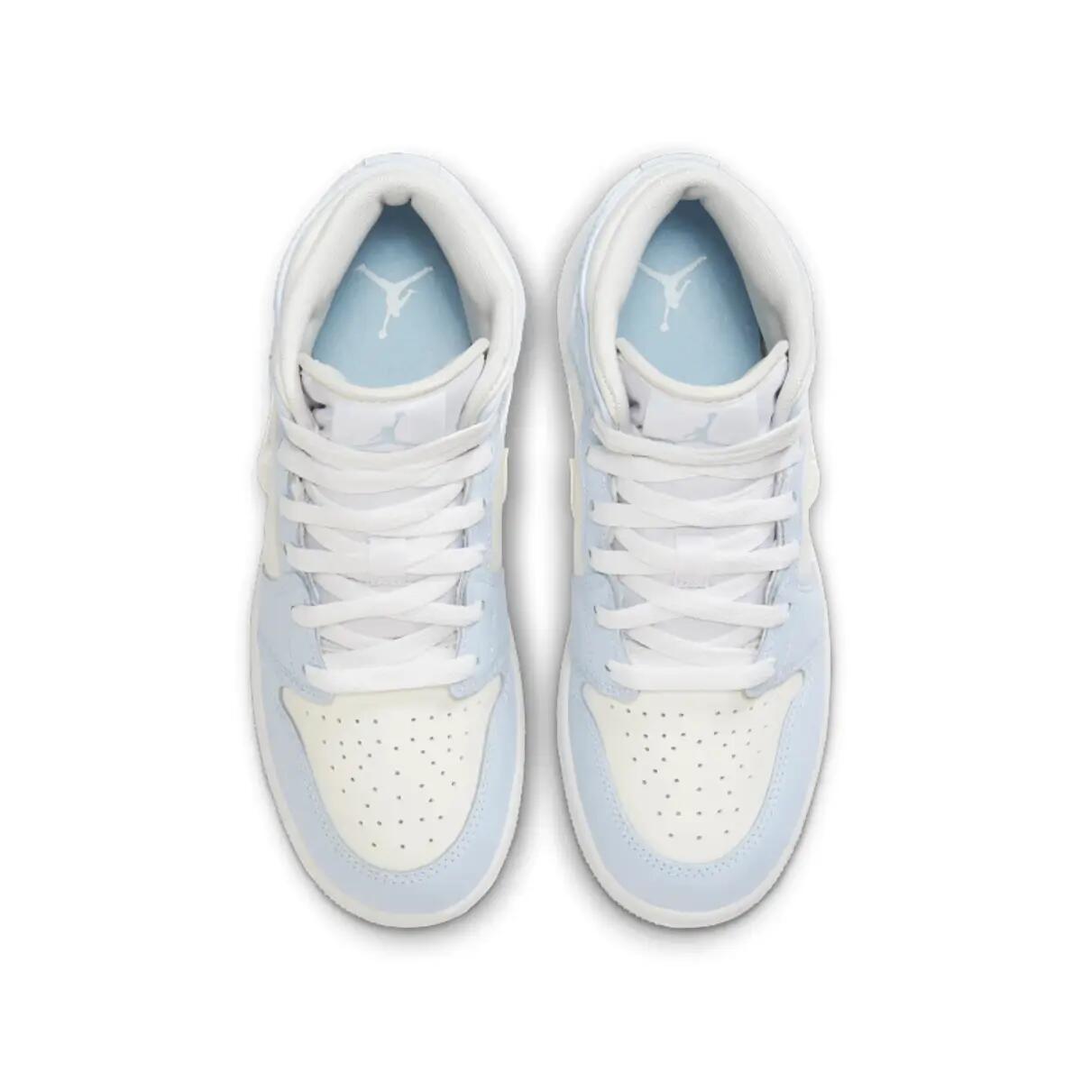 Zapatillas  1 Mid Glitter Swoosh 4/6