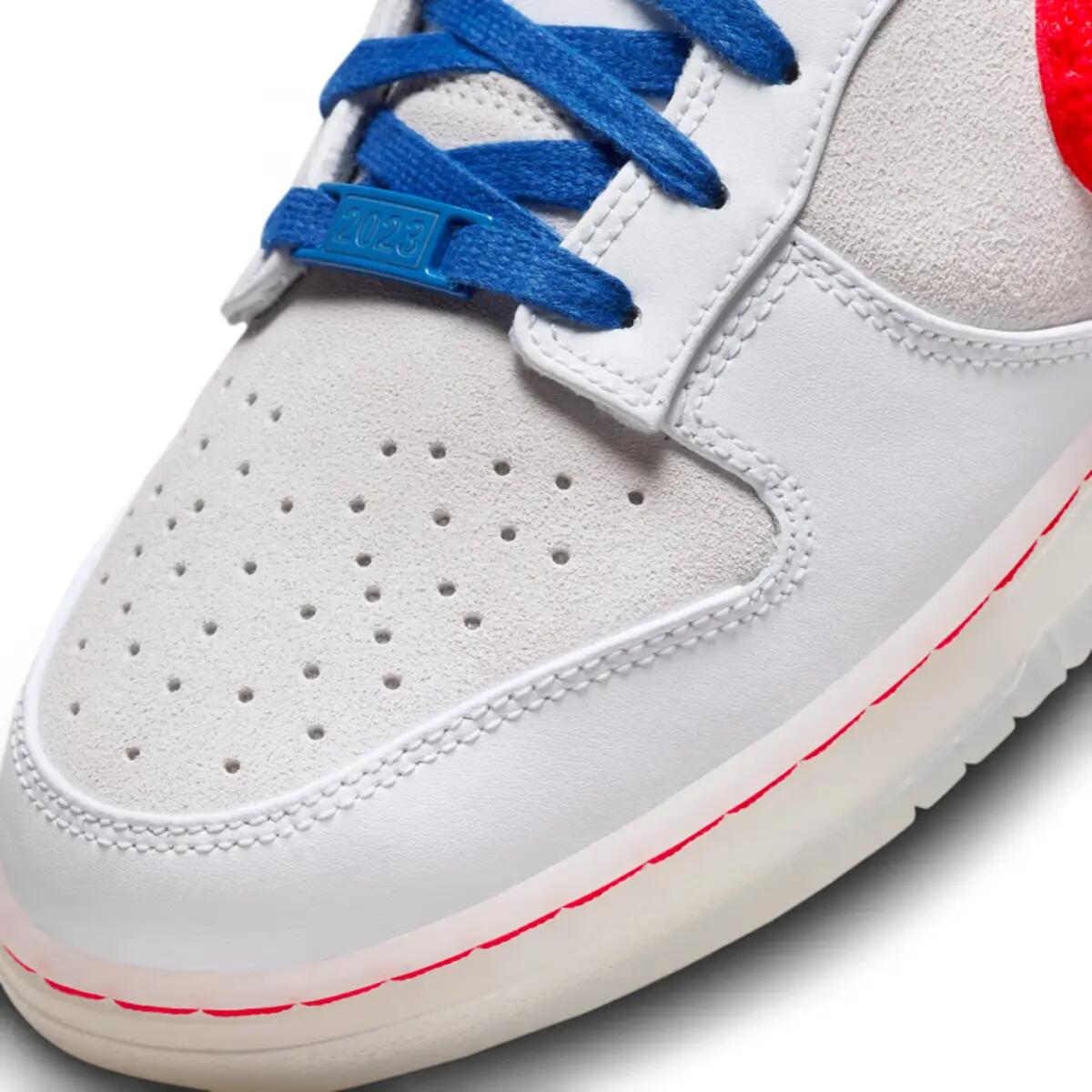Chaussures  Dunk Low Retro PRM Year of the Rabbit White Crimson Varsity Royal 6/6