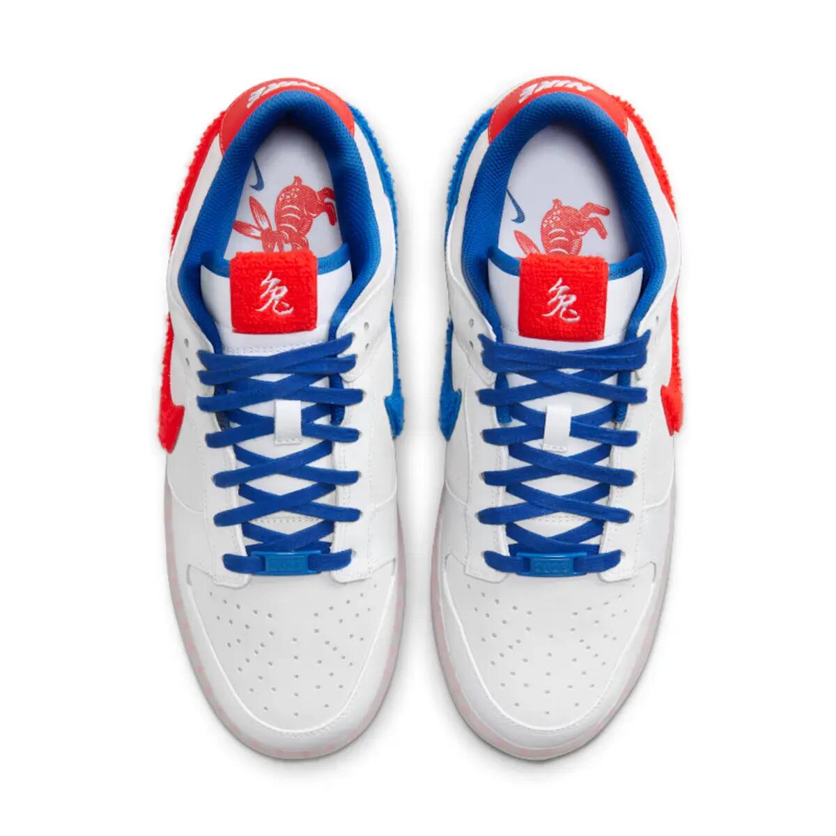 Chaussures  Dunk Low Retro PRM Year of the Rabbit White Crimson Varsity Royal 5/6