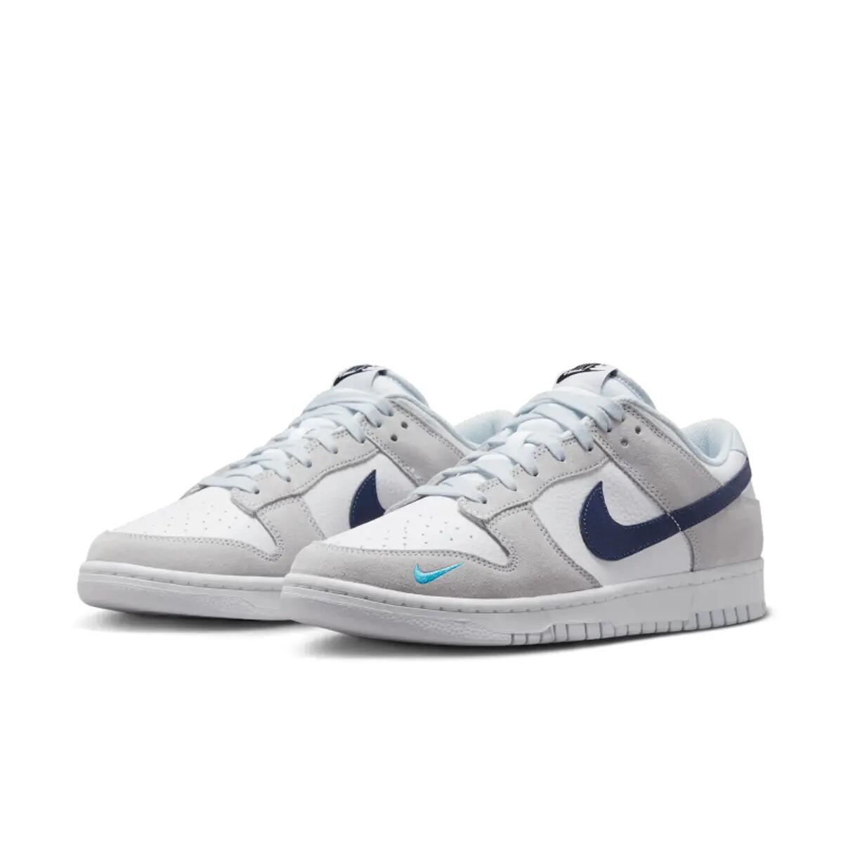 Shoes  Dunk Low White Grey  Aqua Mini Swoosh 5/6