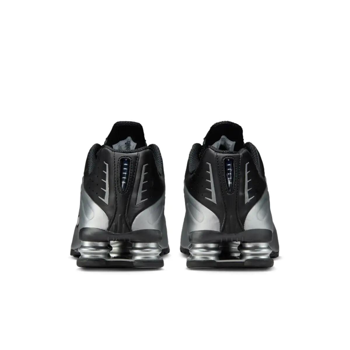 Nike Shox R4 Noir Metallic Silver Hq1988-007 6/6
