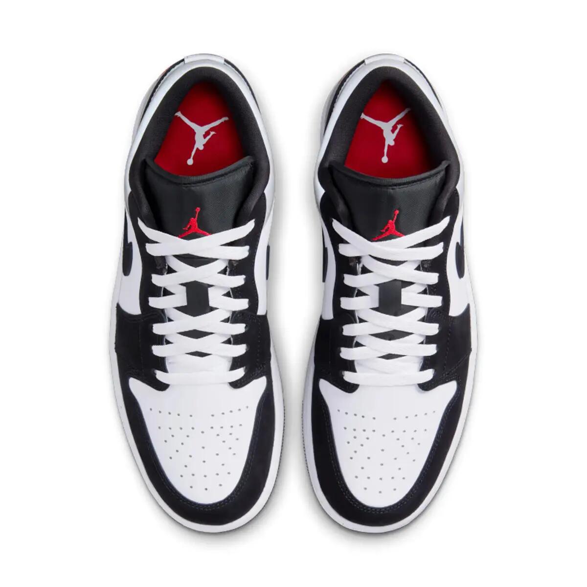 Jordan 1 Low SE White Fire Red Black Matte Silver 5/6