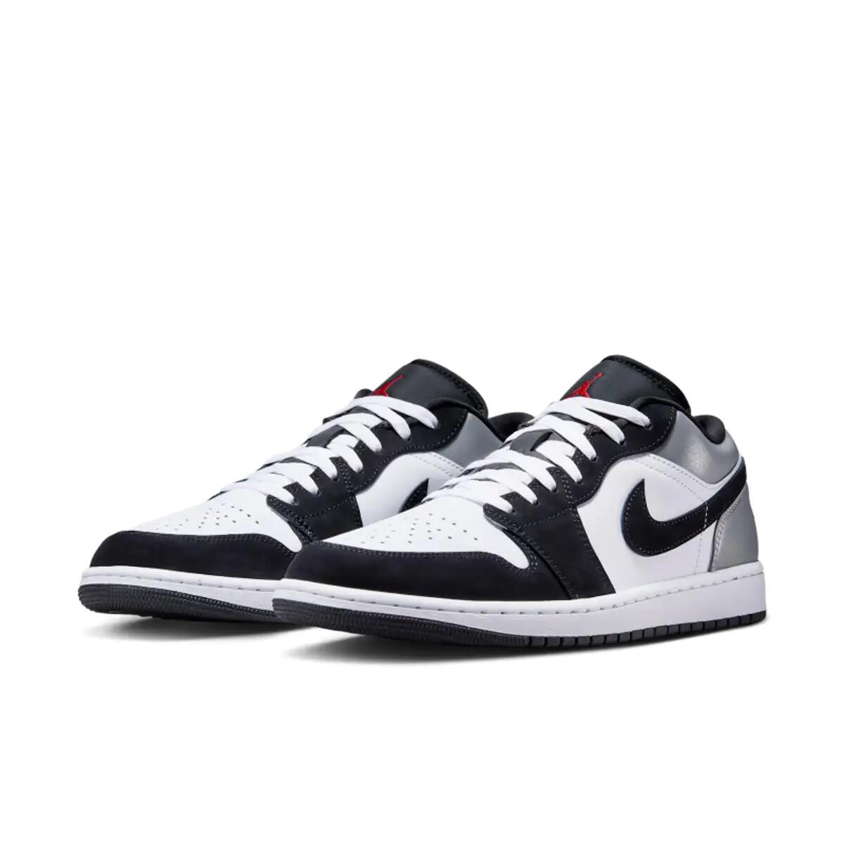 Jordan 1 Low SE White Fire Red Black Matte Silver 4/6
