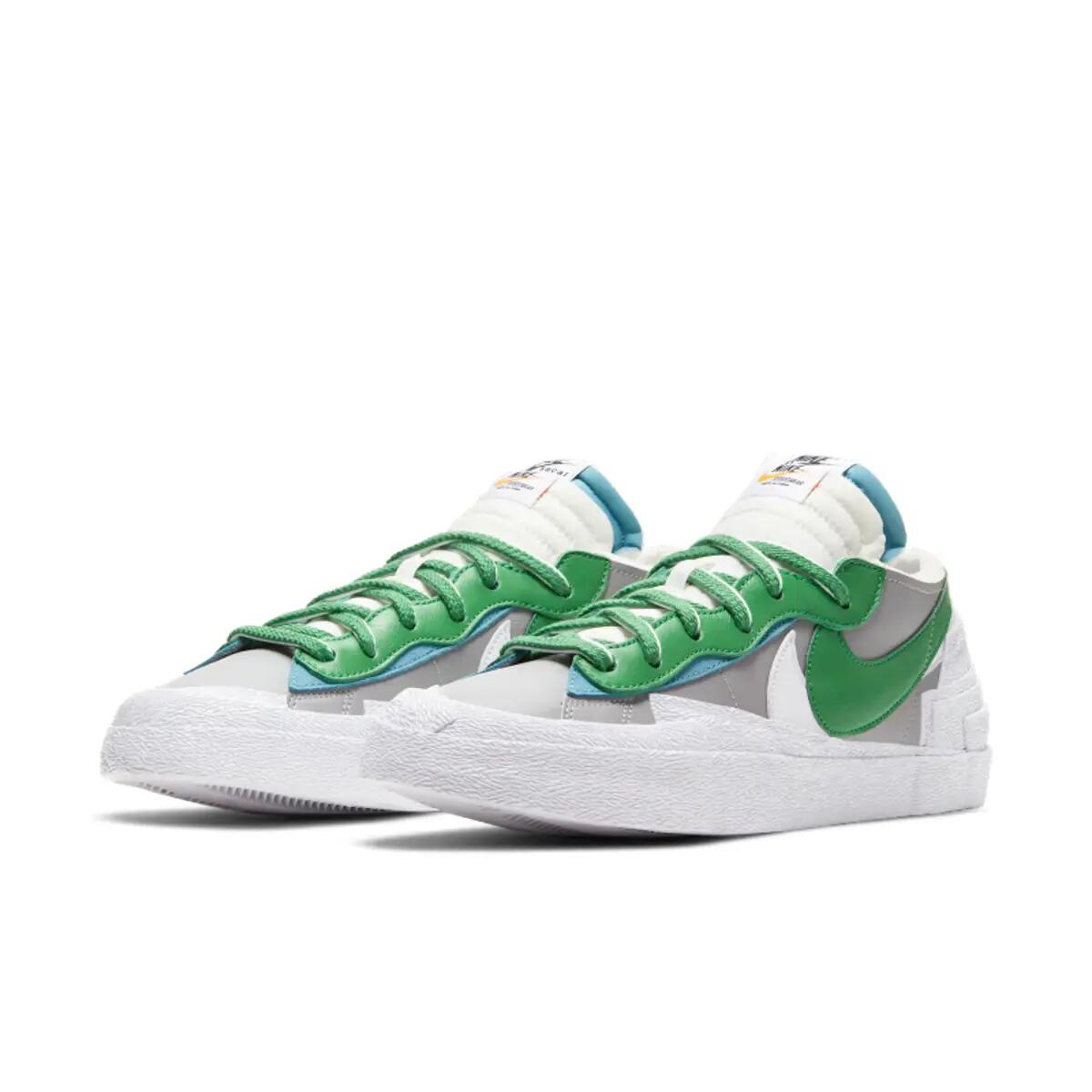 Chaussures  Blazer Low Sacai Medium Grey Classic Green 4/6