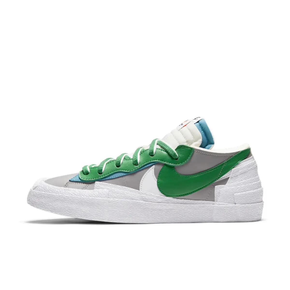 Chaussures  Blazer Low Sacai Medium Grey Classic Green 3/6