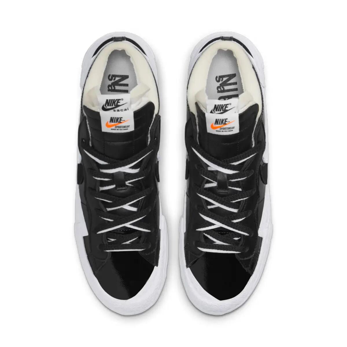 Schoenen  Blazer Low Sacai Black Patent Leather 5/6