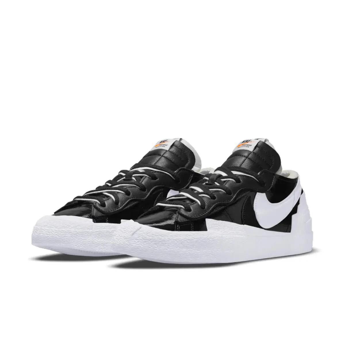 Schoenen  Blazer Low Sacai Black Patent Leather 4/6