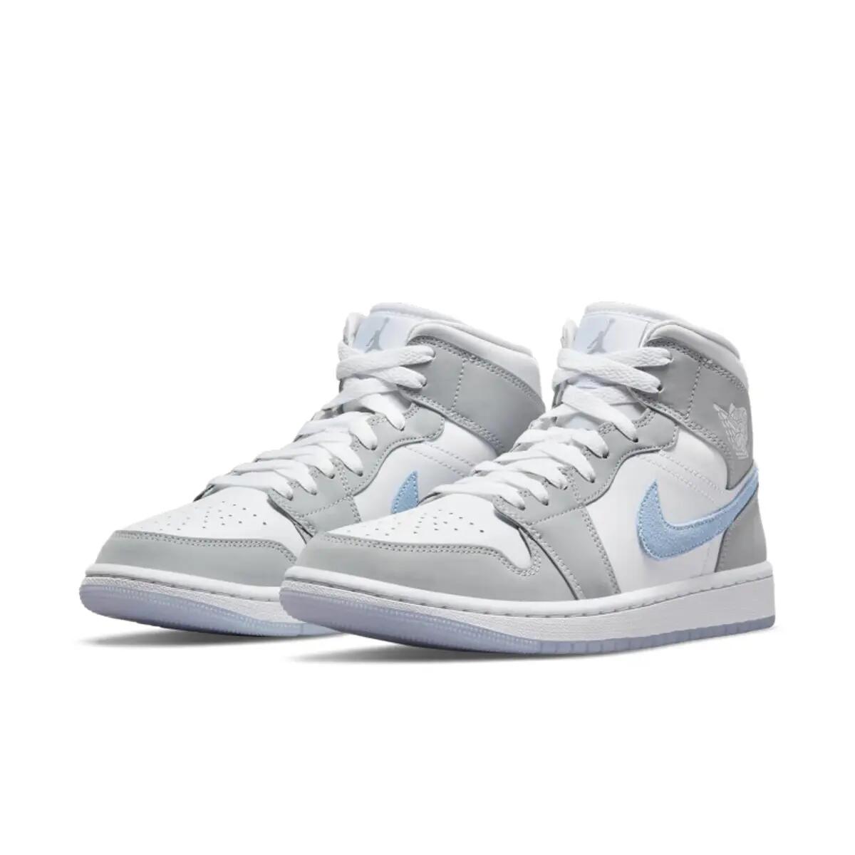 Schoenen  1 Mid Wolf Grey Blue Aluminum 4/6