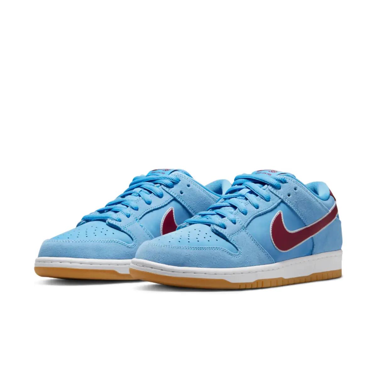 Unisex - Skate - Schuhe - sb dunk low - valor blue/team maroon/white. 5/6