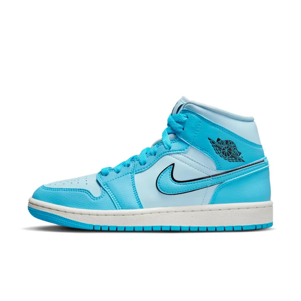 Schoenen  1 Mid SE Ice Blue 3/6