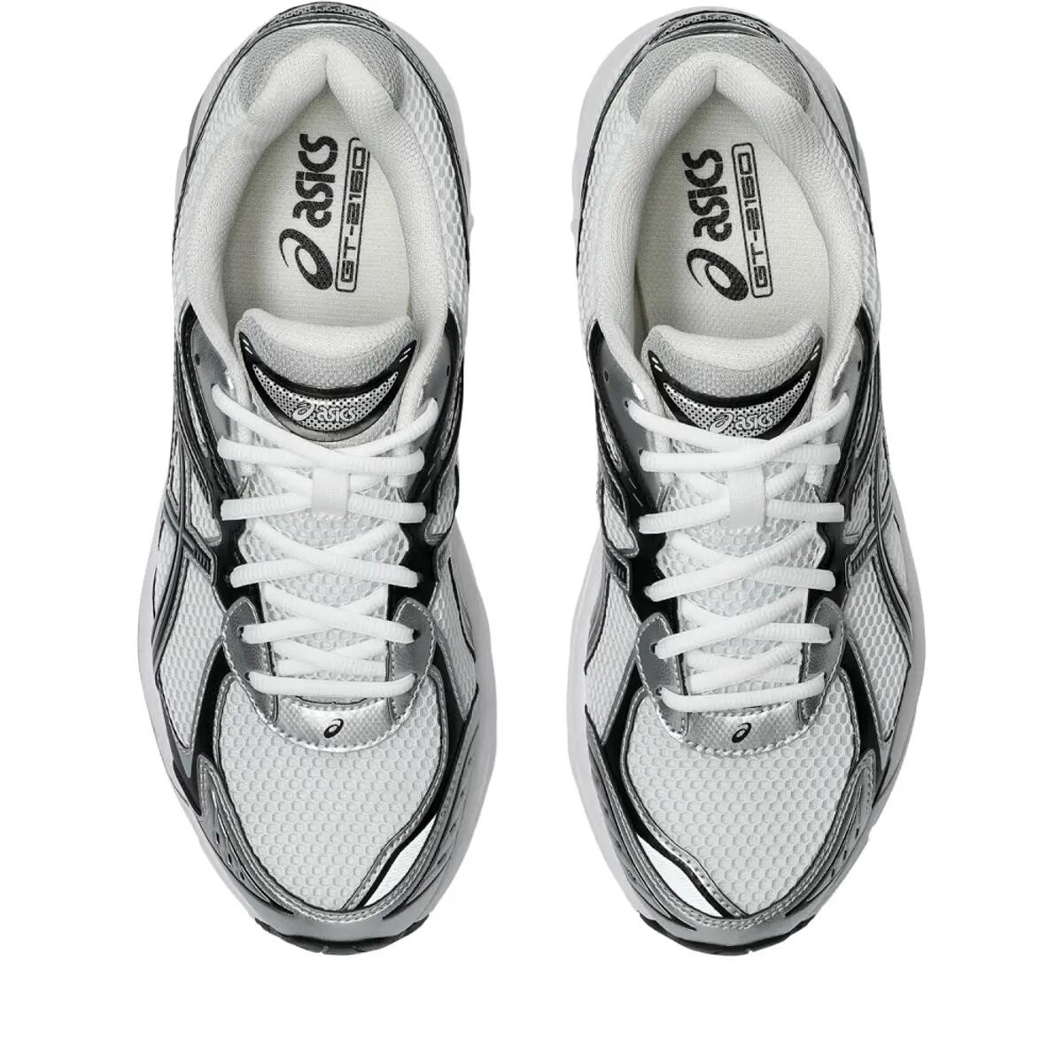 Chaussures de course unisexe ASICS GT-2160 Blanc / Noir / Argenté 6/6