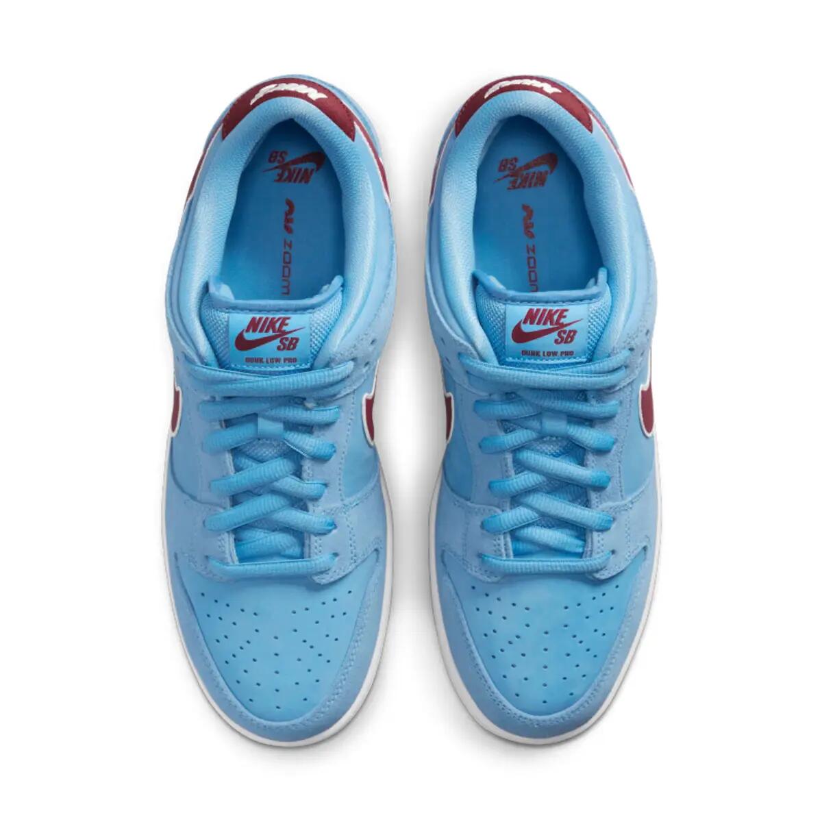 Unisex - Skate - Schuhe - sb dunk low - valor blue/team maroon/white. 4/6