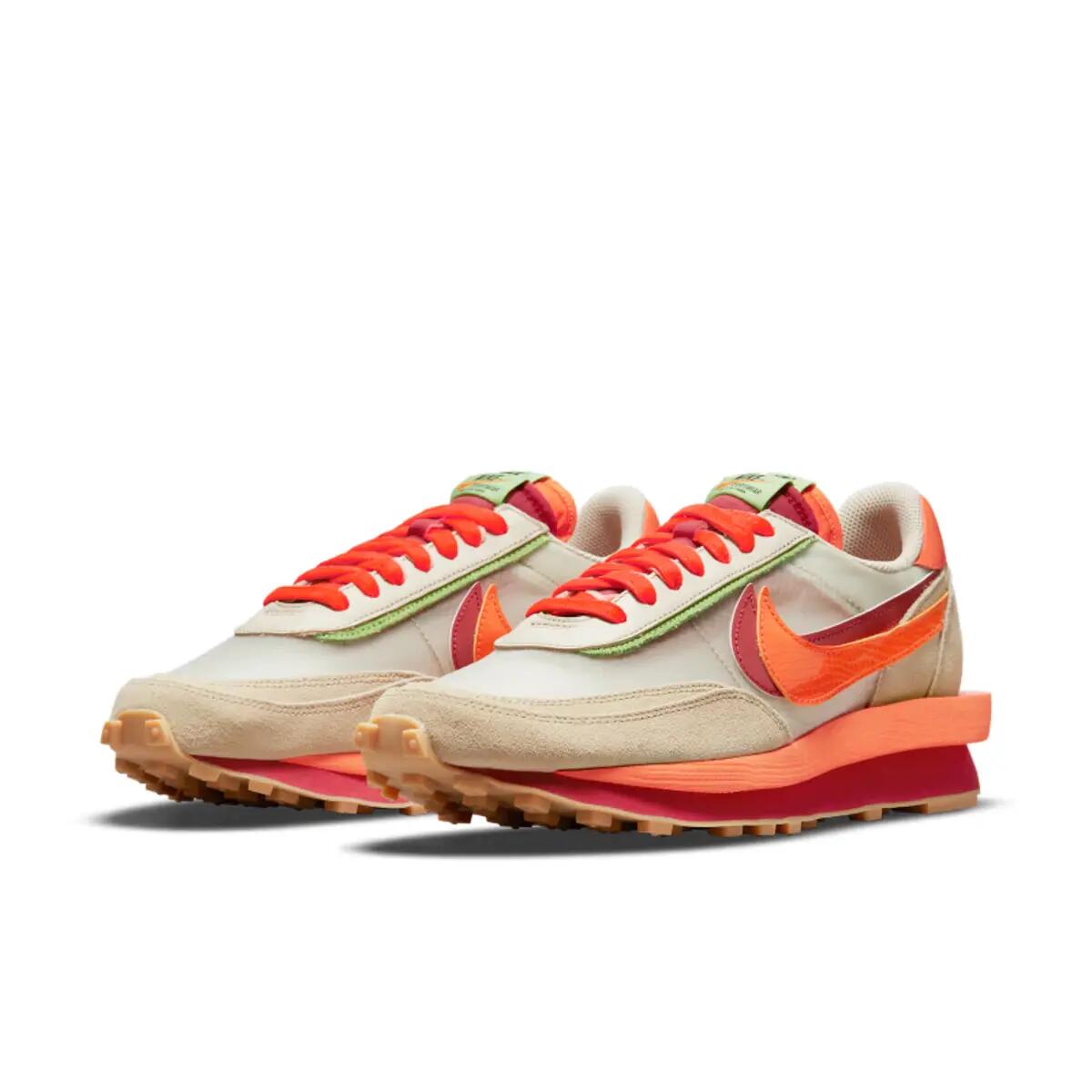 Schuhe  LD Waffle Sacai Clot Net Orange Blaze 5/6