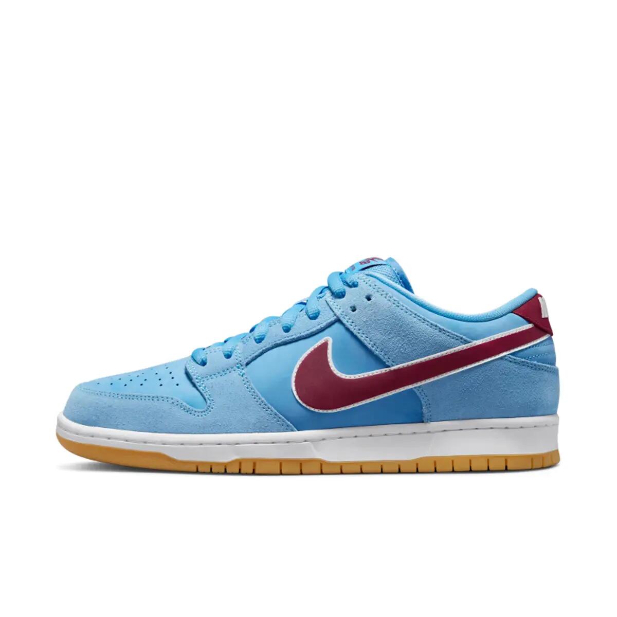 Unisex - Skate - Schuhe - sb dunk low - valor blue/team maroon/white. 3/6
