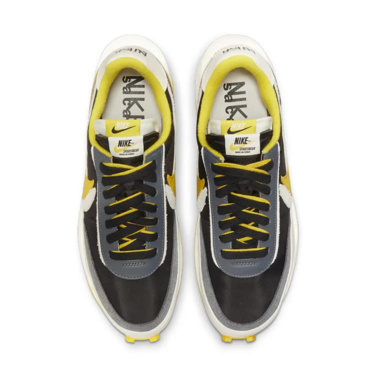 Chaussures  LD Waffle Sacai Undercover Black Bright Citron 4/6