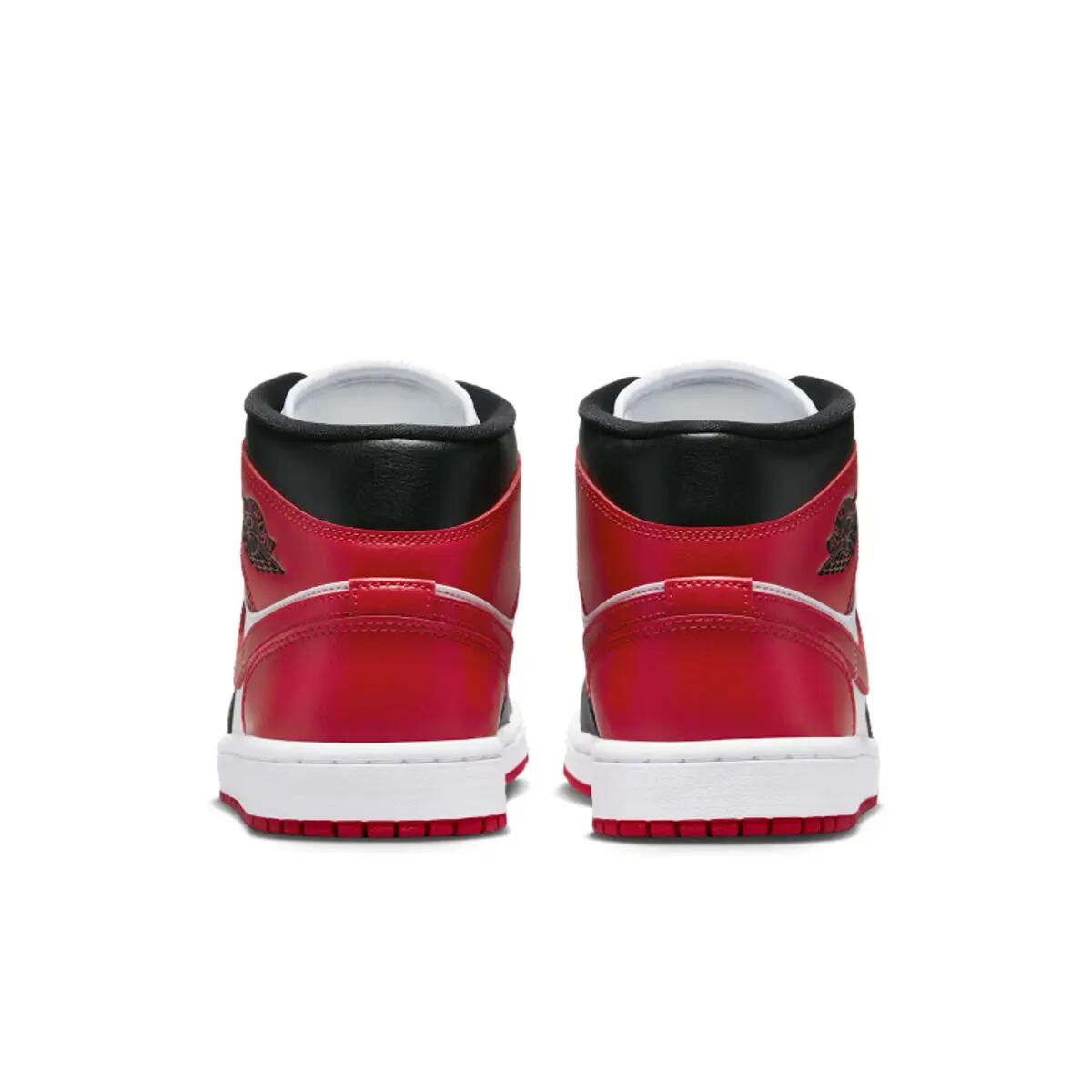 Zapatillas  1 Mid White Bred Toe 6/6