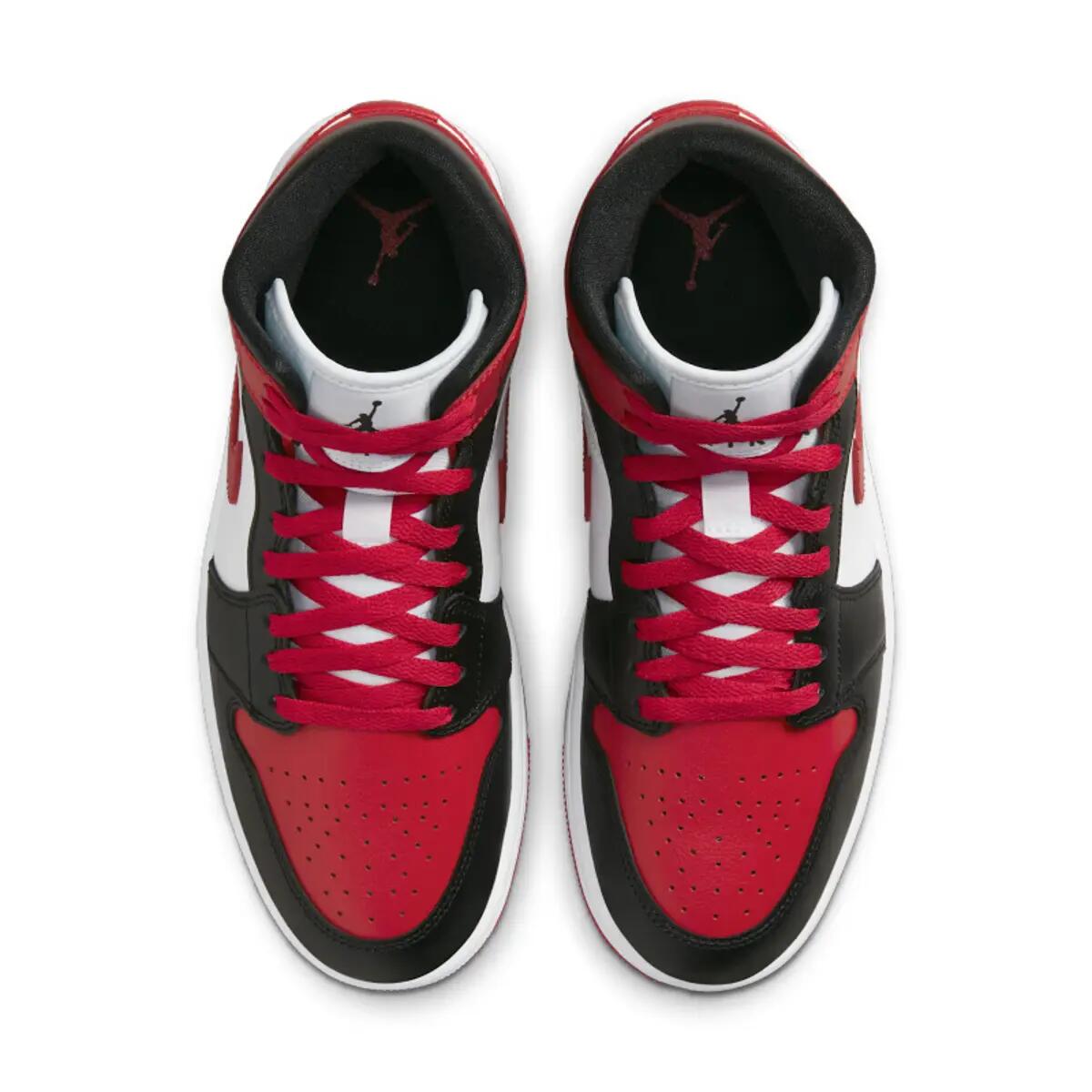 Zapatillas  1 Mid White Bred Toe 4/6