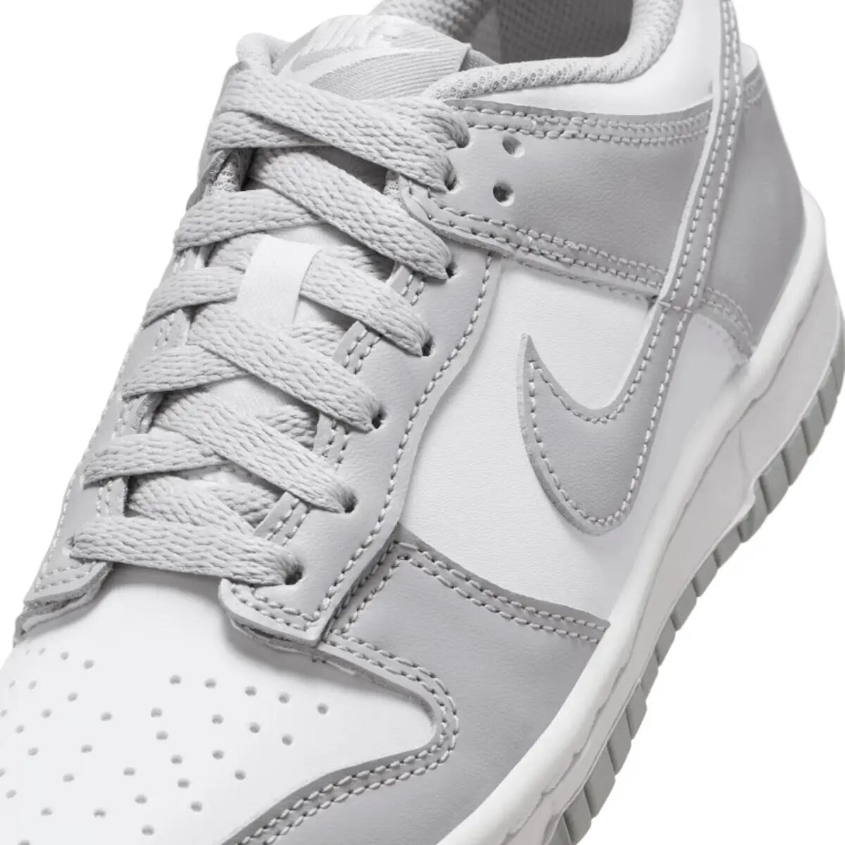 Nike Dunk Low Branco Cinza Fumado 6/8