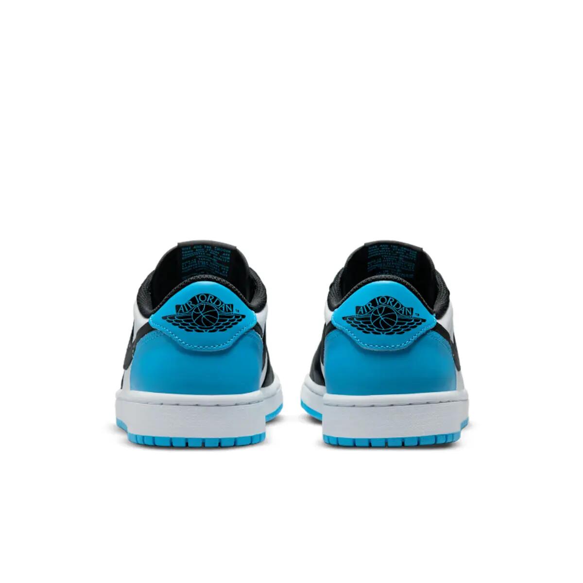Jordan 1 Retro Low OG Black Dark Powder Blue (Women's) 6/6