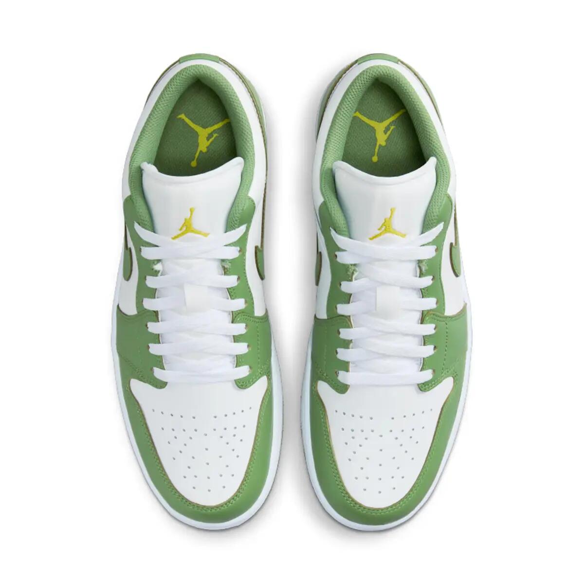 Nike Air Jordan 1 Low SE HF4823-100 White/Chlorophyll-Lightening 5/6
