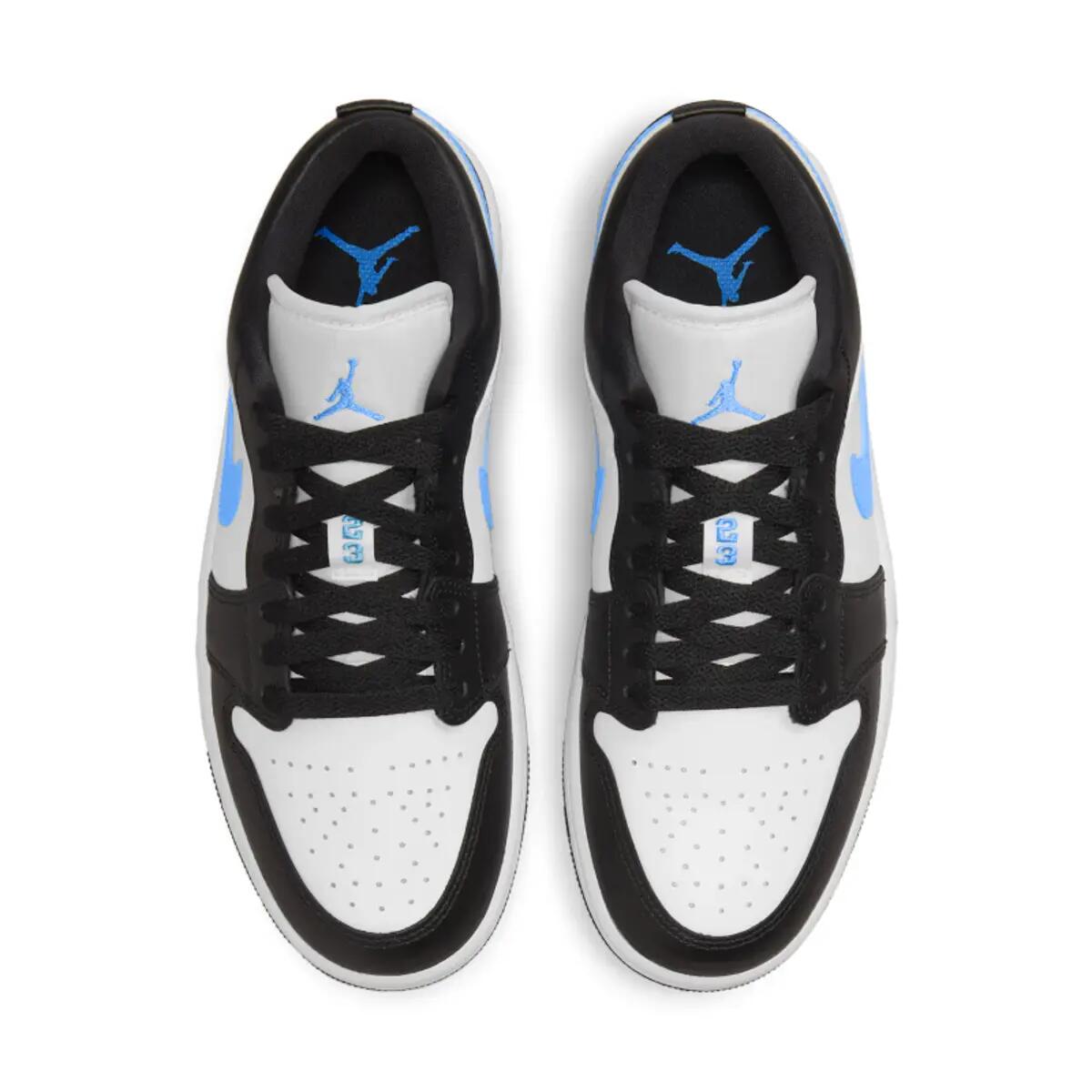 Chaussures  1 Low Black University Blue White 5/6