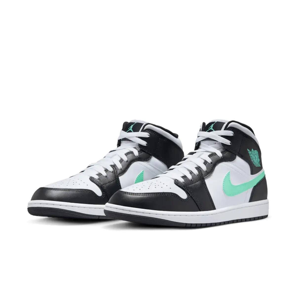 Zapatillas  1 Mid Green Glow 5/6