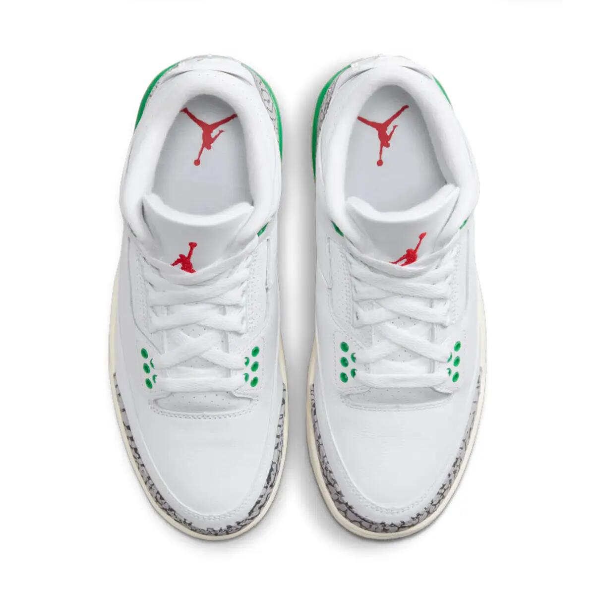 Jordan 3 Retro Lucky Green (Women's) 4/6