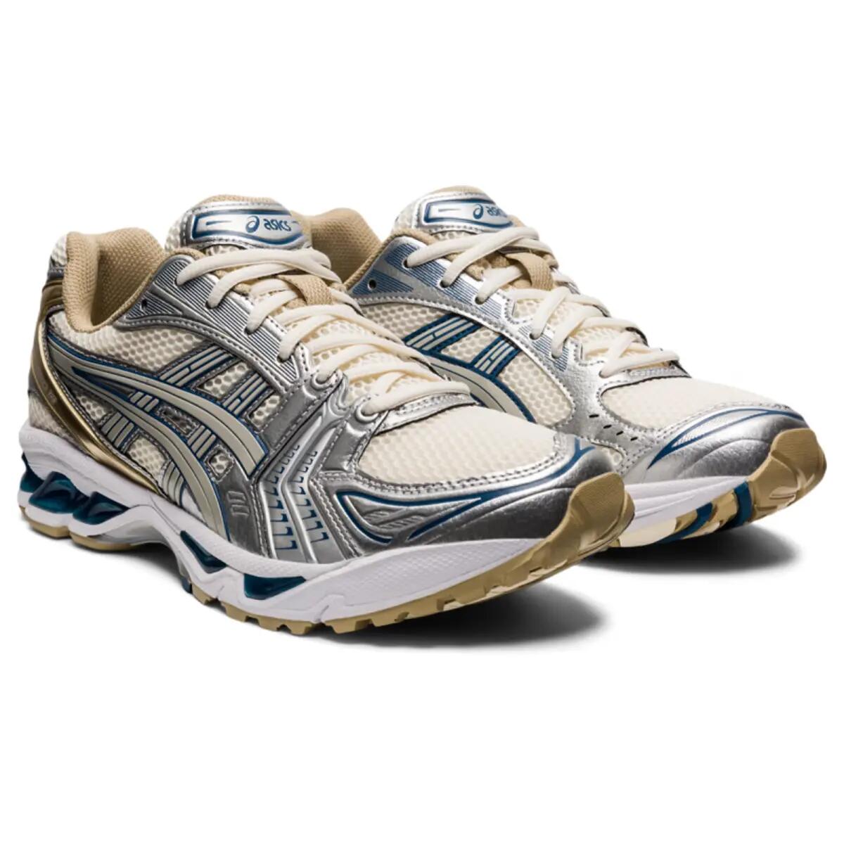 Zapatillas - running - hombre - acolchadas - gel-kayano 14 - cream/silver 3/6