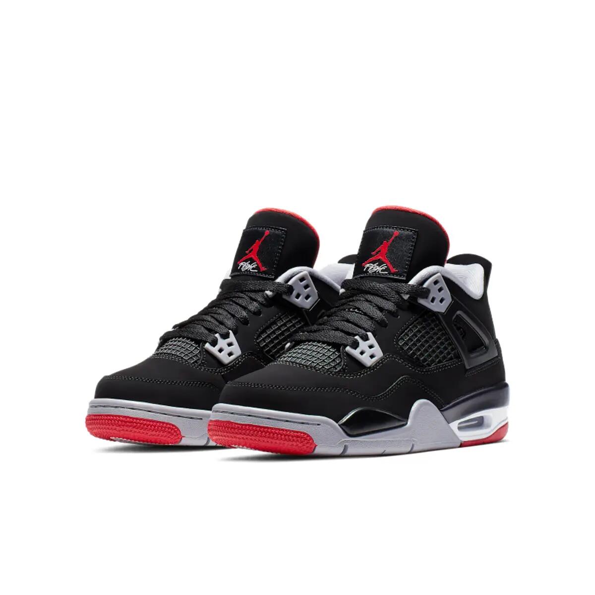 Jordan 4 Retro Bred (2019) (GS) 4/6