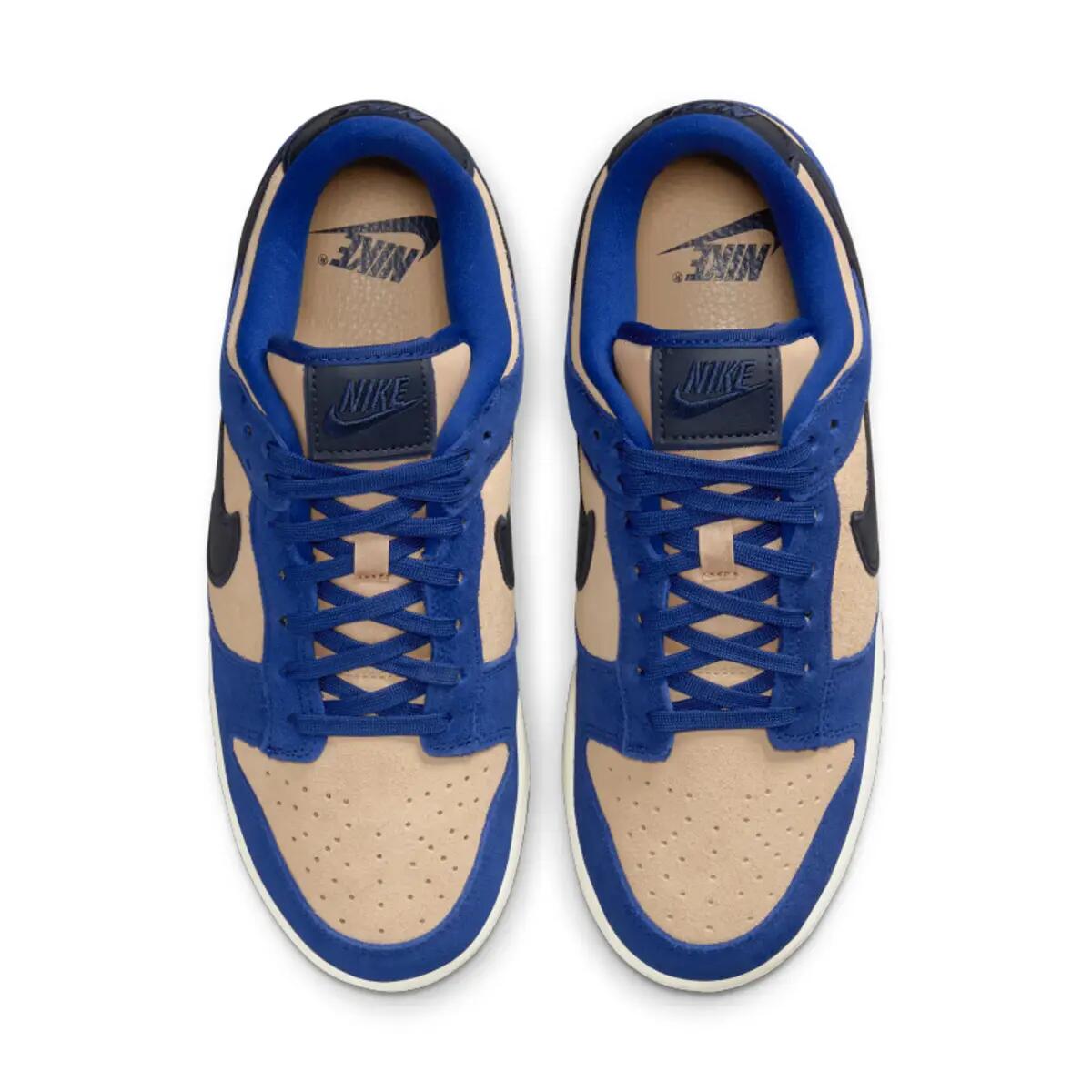 Chaussures Nike Dunk Low LX Suède Bleue 4/6