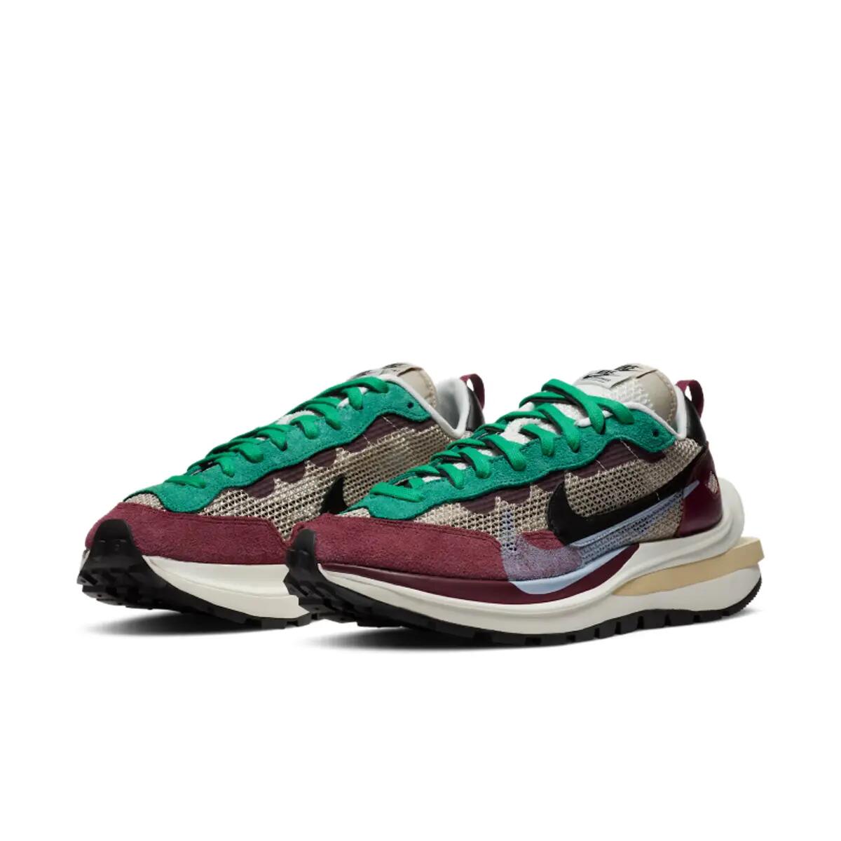 Chaussures  Sacai Vaporwaffle Villain Red Neptune Green 5/6