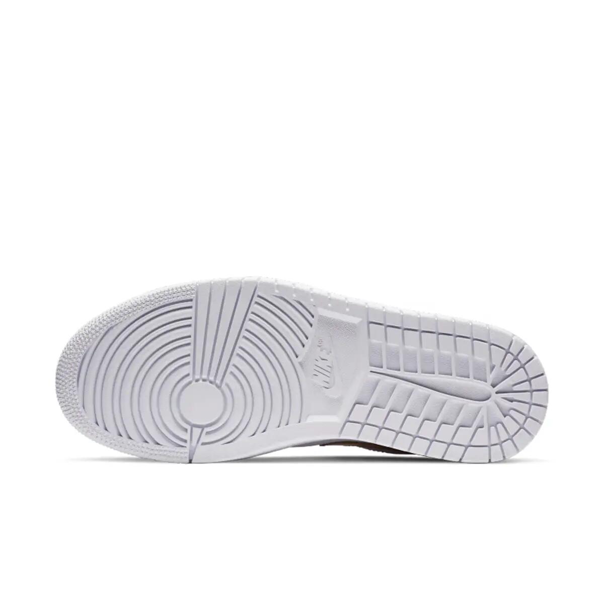 Buty Nike Air Jordan 1 Low SE Biały Metaliczny Złoty 3/6
