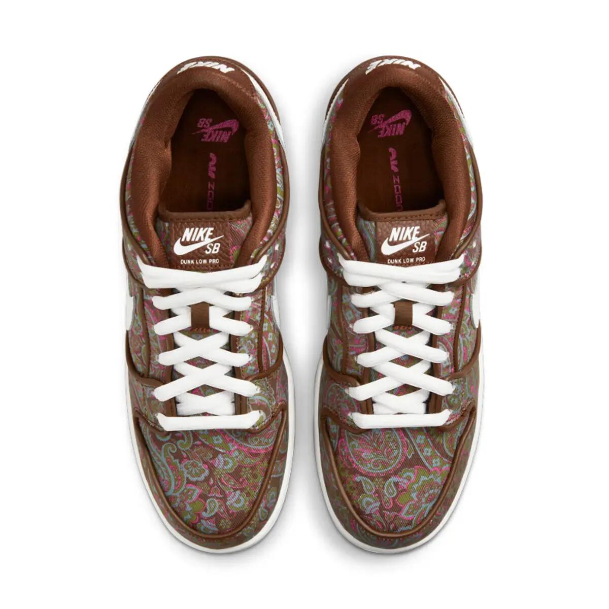 SB Dunk Low Pro Paisley Brown 3/6