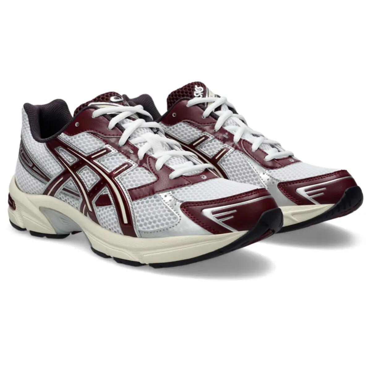 ASICS Gel-1130 White Maroon Banner 4/6