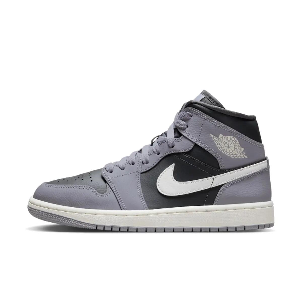Jordan 1 Mid Cement Grey (Women's) 3/6