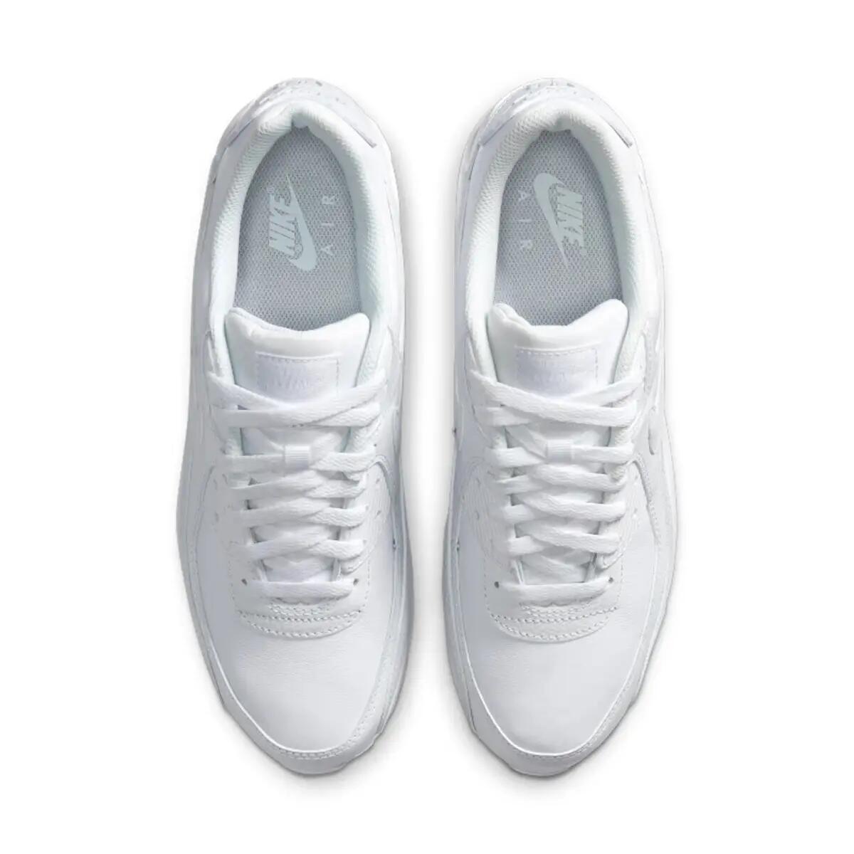 Nike Air Max 90 Leather Triple White 4/6