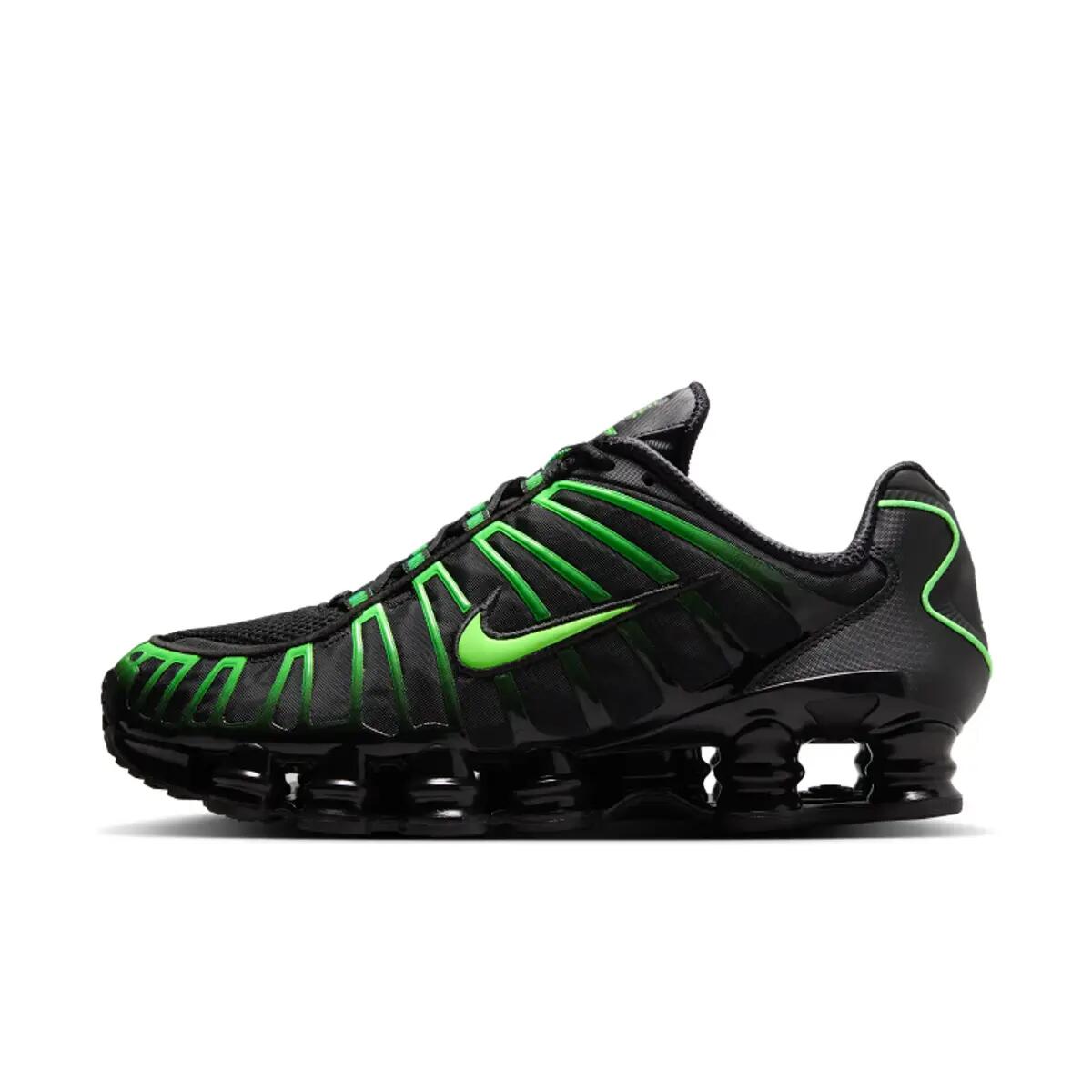 Nike Shox Tl Black Green Strike 3/6