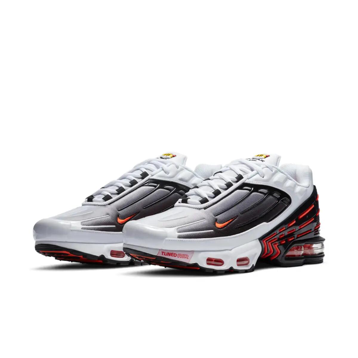 Nike Air Max Plus 3 White Black Team Orange 4/6