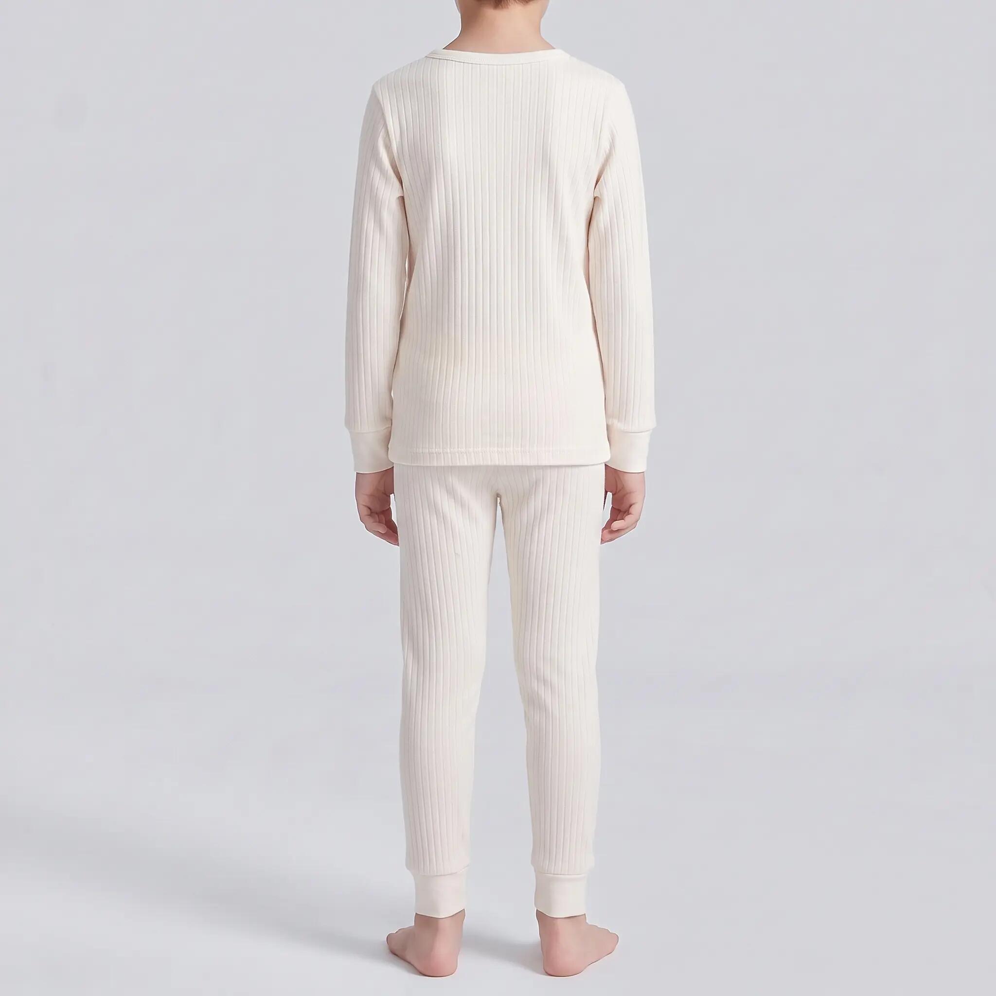 Kinder Funktionswäsche Set Jungen Mädchen Unterhemd Unterhose Feinripp warm 3/9