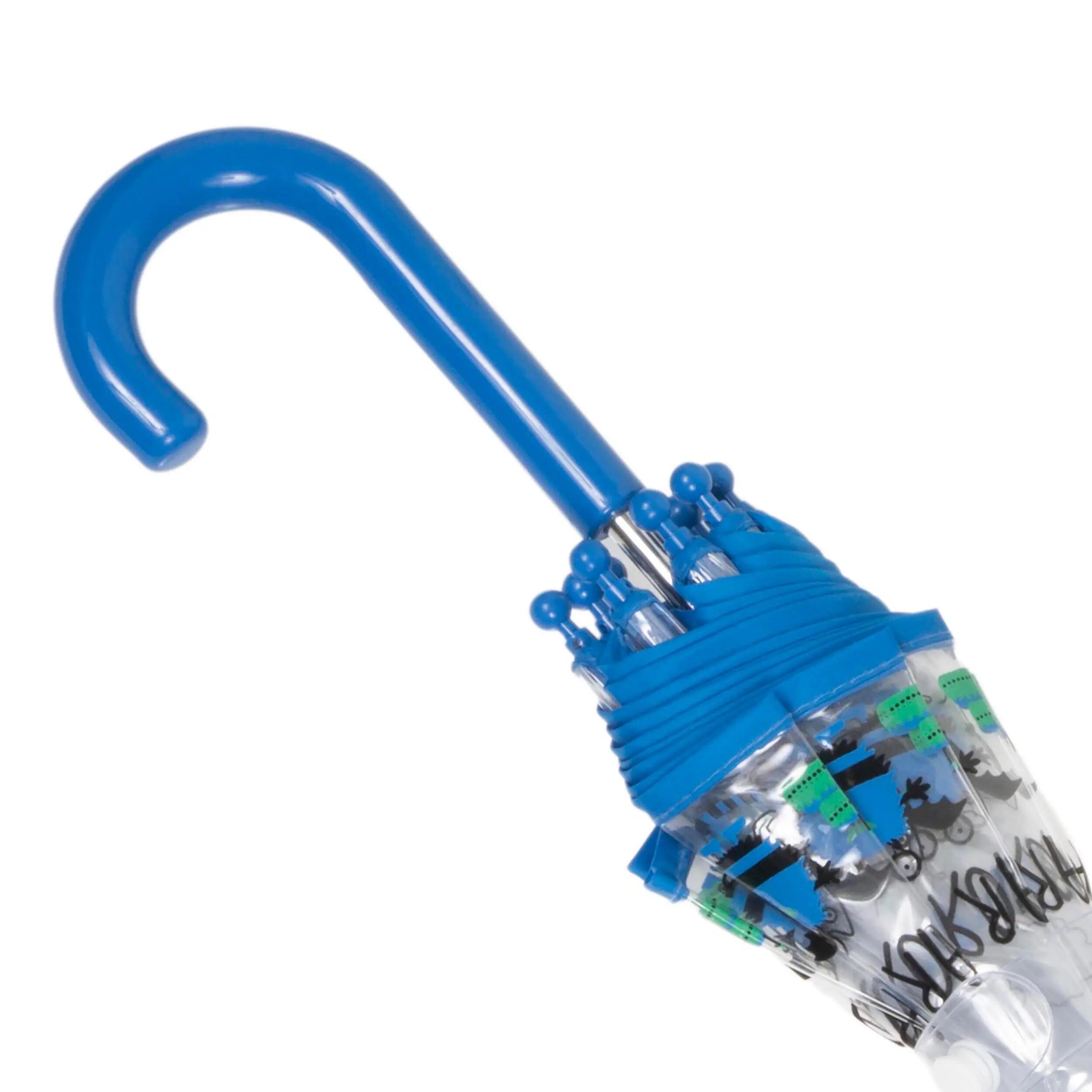Transparante PVC paraplu/Cosmonaute voor kinderen 5/5