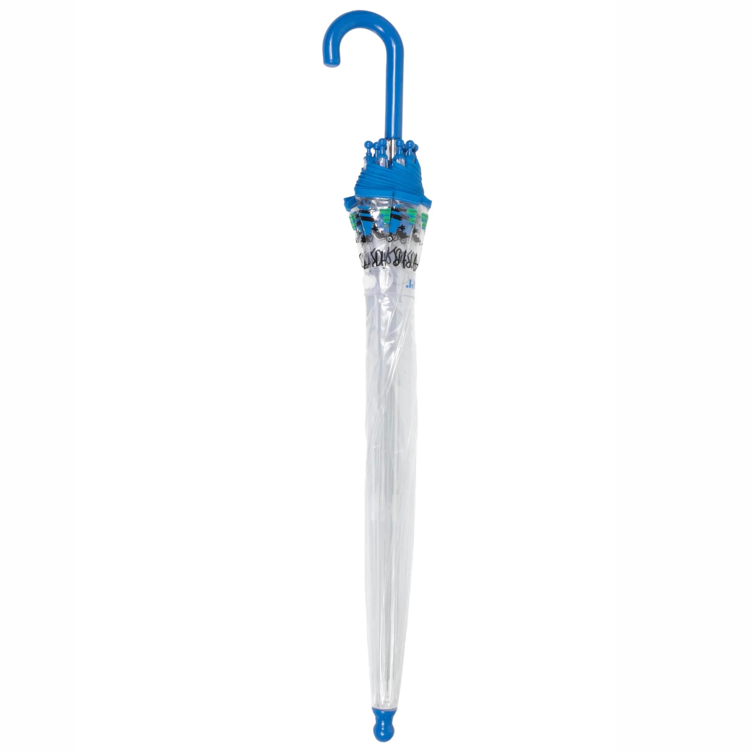 Transparante PVC paraplu/Cosmonaute voor kinderen 4/5