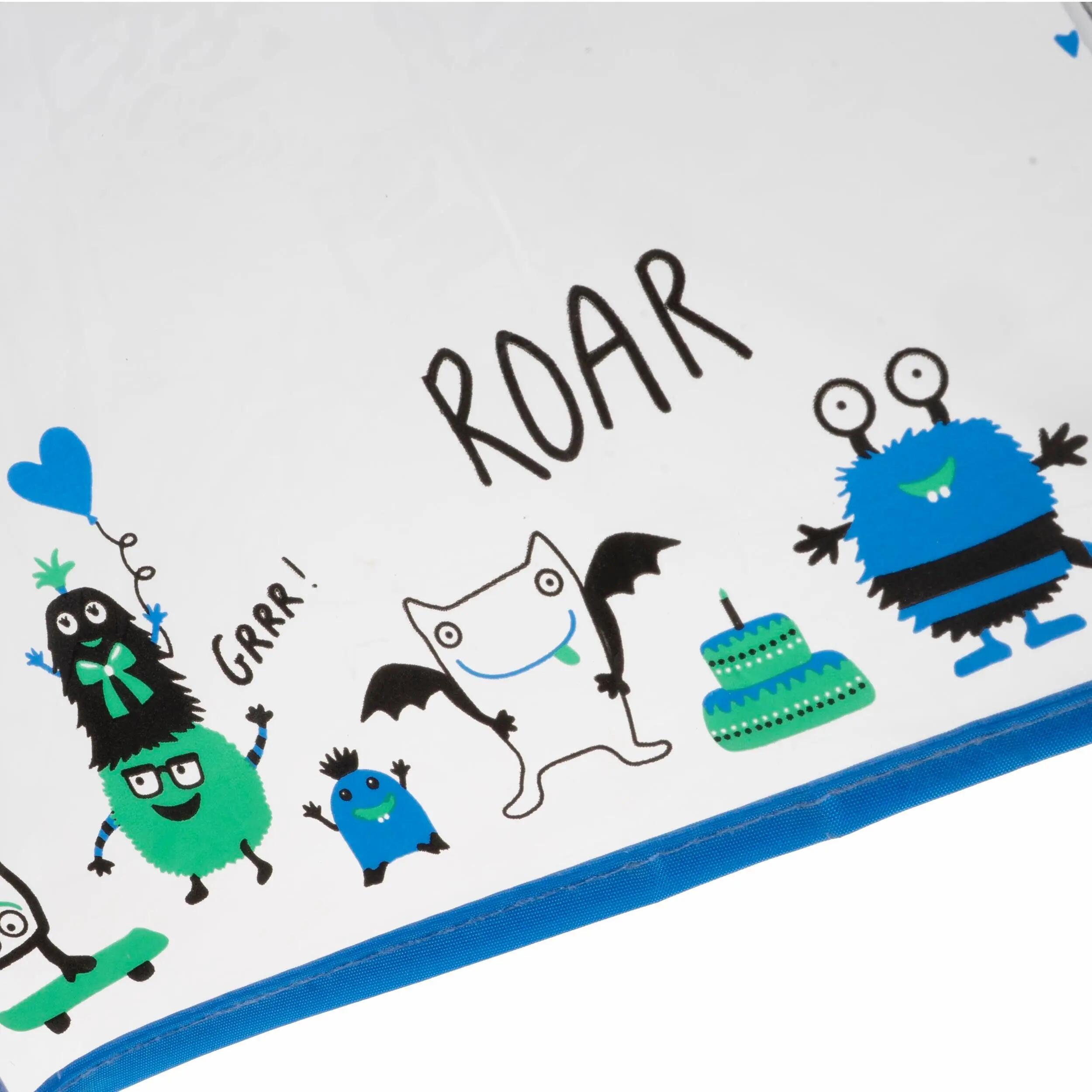 Transparante PVC paraplu/Cosmonaute voor kinderen 3/5