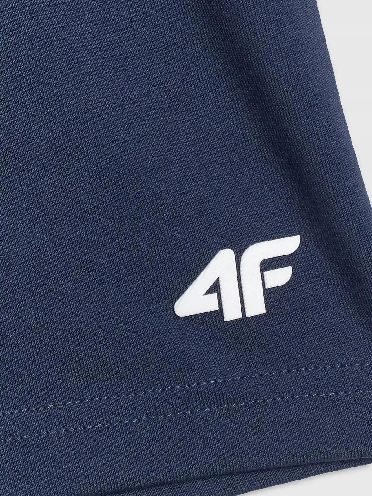 KOLARKI DAMSKIE 4F LEGGINSY KRÓTKIE SPODENKI KRÓTKIE KOLOR NIEBIESKI 5/6